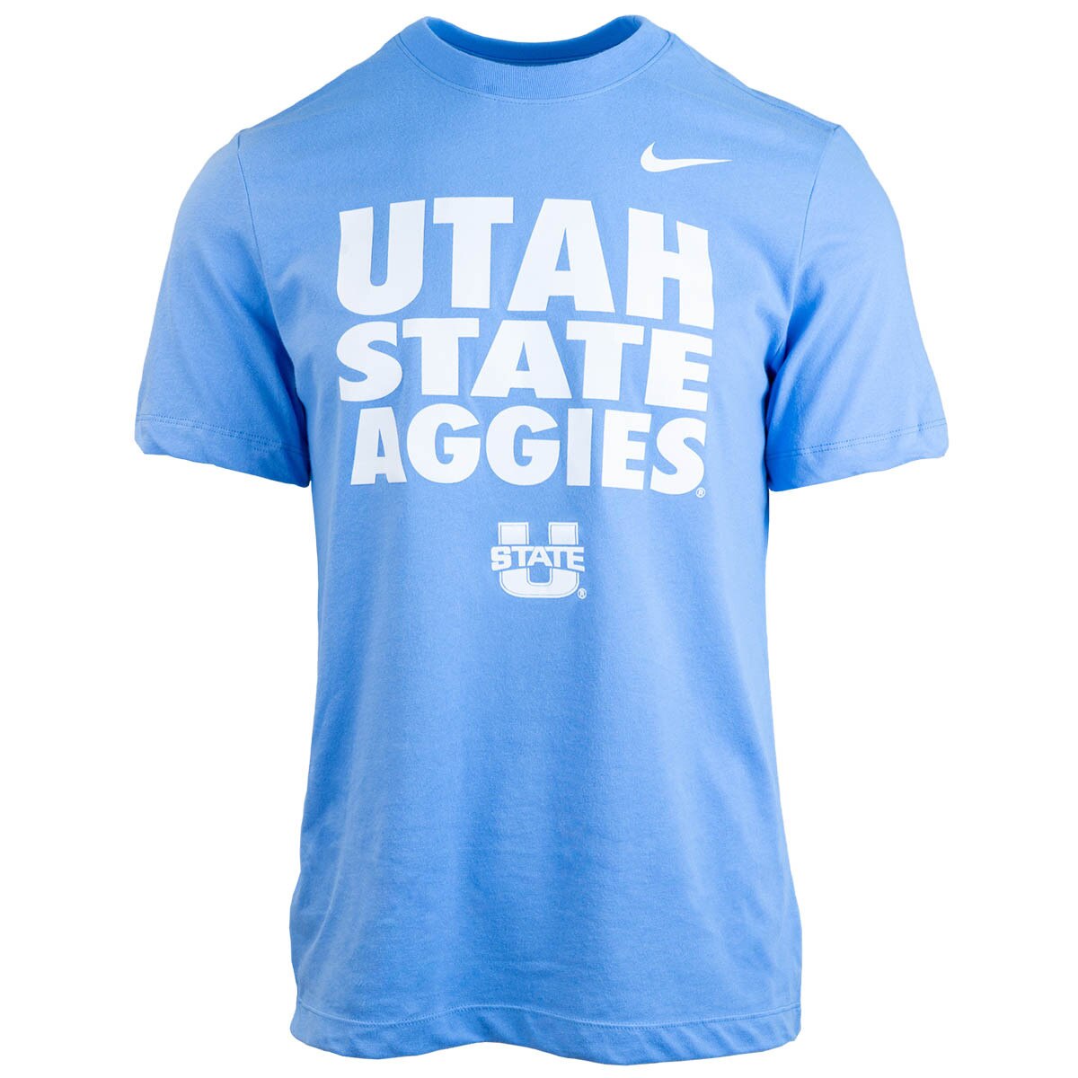 Nike bold utah state aggies blue unisex t-shirt